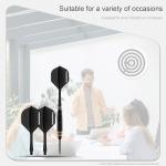 WayArrival Integrated Dart Flights,All in One Dart Flights and Stems for Unbreakable Use,Universal 2BA Fit for Instant Setup,PP Material Integrated Dart Flights and shafts for Stability (3 Pack)