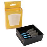 CUESOUL ROST T19 Integrated Dart Shaft and Flights Big Wing Shape Grey 28mm-Say Goodbye to Falling Dart Flight