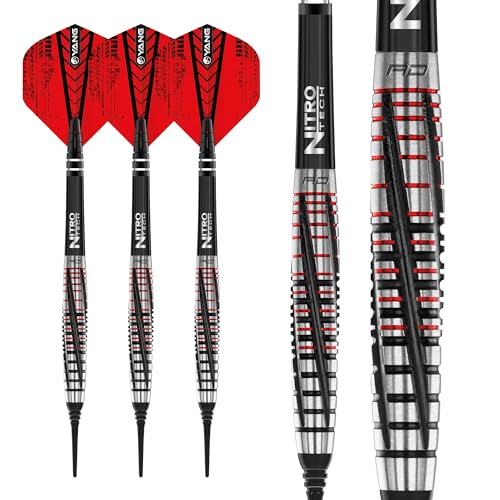 Red Dragon Rifle 20g Premium Tungsten Softip Darts Set