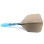 CUESOUL ROST T19 Integrated Dart Shaft and Flights Big Wing Shape Grey 28mm-Say Goodbye to Falling Dart Flight