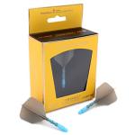 CUESOUL ROST T19 Integrated Dart Shaft and Flights Big Wing Shape Grey 28mm-Say Goodbye to Falling Dart Flight