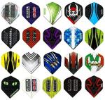 10 x Mixed Sets of Pentathlon Dart Flights Standard Shape