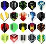 10 x Mixed Sets of Pentathlon Dart Flights Standard Shape