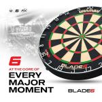 WINMAU Blade 6 Professional Bristle Dartboard