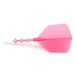 CUESOUL ROST T19 Integrated Dart Shaft and Flights 33mm Big Pink Wing Shape-Say Goodbye to Falling Dart Flight