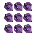 RED DRAGON Snakebite Ionic Snake Head Purple Dart Flights - 3 Sets Per Pack (9 Dart Flights in Total)