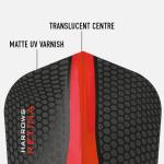 Harrows Retina Dart Flights | 5 x sets Darts Flights (15 Flights Total) I 100 Micron Dart Flights I Premium Extra Strong Made in UK I Professional Darts Accessories I Red Dart Flights