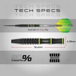 Red Dragon Freestyle 21g Tungsten Darts Set