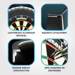 Winmau Polaris Warm White Dartboard Lighting System