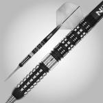 RED DRAGON Darts - Recon Series - 24g Parallel Barrel - Steel Tip Dart Set - 90% Professional Tungsten Darts Set - Nitro Flite Integrated Flight/Shaft, Dart Flights & Stems