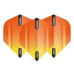 RED DRAGON Hardcore Ionic Orange Dart Flights - 3 Sets Per Pack (9 Dart Flights in Total)