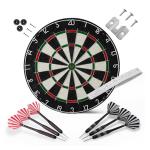 Amazon Basics Dartboard, Dart Board for Adults, Regulation Size