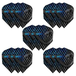 Harrows TAIPAN Flights | Set of 5 Premium Extra Strong Dart Flights (15 Flights)