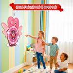 4E's Novelty Valentine Dart Board Game with 12 Sticky Balls - 30" Large Heart Kids Dart Board Indoor/Outdoor, School Valentine's Day Games for Kids Classroom Party Adult