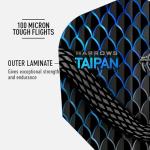 Harrows TAIPAN Flights | Set of 5 Premium Extra Strong Dart Flights (15 Flights)