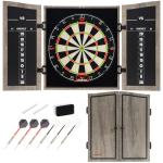 VONEZONE Dartboard Cabinet Set with Scoreboard & Darts