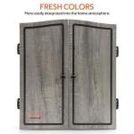 VONEZONE Dartboard Cabinet Set with Scoreboard & Darts