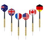 Accmor Metal Tip Darts, Steel Tip Darts, Professional Metal Darts, Darts Metal Tip Set, Metal Darts for Dartboard,18 pcs ﻿