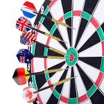 Accmor Metal Tip Darts, Steel Tip Darts, Professional Metal Darts, Darts Metal Tip Set, Metal Darts for Dartboard,18 pcs ﻿