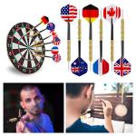 Accmor Metal Tip Darts, Steel Tip Darts, Professional Metal Darts, Darts Metal Tip Set, Metal Darts for Dartboard,18 pcs ﻿