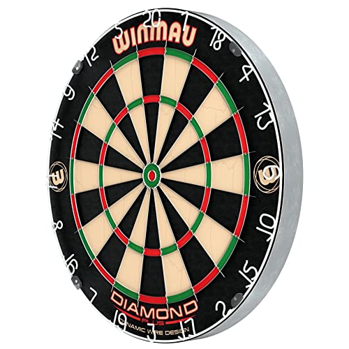 WINMAU Diamond Plus Bristle Dartboard for Tournaments