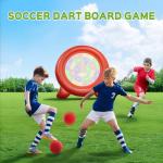6ft Giant Inflatable Dartboards with Electric Air Pump, Jumbo Soccer Target Game/Yard Games for Backyard Parties & Carnival Fun, Outdoor Kick Darts for Family, Kids, Adults
