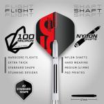 Red Dragon Evos Blue 24 Gram Tungsten Darts Set