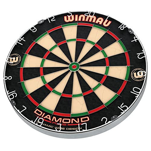 WINMAU Diamond Plus Bristle Dartboard for Tournaments