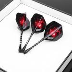 CyeeLife 12 Pack Steel Tip Darts, Professional Metal Dart Set with 12 Premium Aluminum Shafts and 4 Style PET Flights and Sharpener,22 Grams