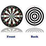 HoveBeaty Dart Board, Dart Game Set with 6 Metal Darts and Double-Sided Flocking Dartboard (18 Inches)