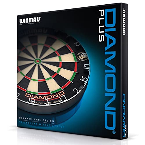 WINMAU Diamond Plus Bristle Dartboard for Tournaments