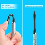 CyeeLife Steel tip Darts 20g,Nylon Shafts+36 Flights(12 Designs)+Sharpener,for 4 Beginners