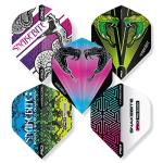 RED DRAGON Snakebite Hardcore Dart Flight Collection 5 Sets Per Pack (15 Flights in Total)