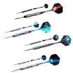 WINSDART Darts Metal Tip Set Professional Metal Darts for Dartboard Steel Tip Darts with Nonslip Iron Barrel Aluminum Dart Shafts,Extra Flights,Dart Sharpener,Gift Box