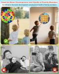 Actgan Kids Dart Board 26" Large with 20 Sticky Balls, Foldable Double-Sided Indoor Outdoor Sport Party Play Game Toys, Birthday Gift for Boys and Girls Ages 4 5 6 7 8 9 10 11 12