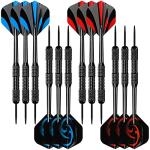 Accmor Darts Metal Tip Set, 12 Pack Steel Tip Darts Darts Set 24Grams Professional Metal Darts