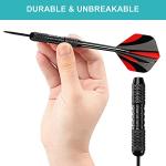 Accmor Darts Metal Tip Set, 12 Pack Steel Tip Darts Darts Set 24Grams Professional Metal Darts