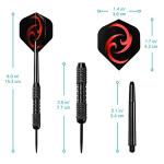 Accmor Darts Metal Tip Set, 12 Pack Steel Tip Darts Darts Set 24Grams Professional Metal Darts