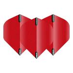 Hardcore XT Red Patterned Extra Thick Standard Dart Flights - 4 Sets Per Pack (12 Dart Flights in Total)