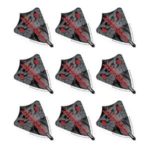 RED DRAGON Peter Wright Snakebite Dart Flights - 3 Sets