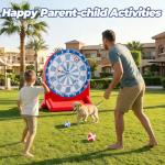 iPlay, iLearn Pool Wave Kids Fun Pool Toys, Inflatable Dart Board Water Games, Swimming Pool Floats, Beach Yard Outdoor Play, Cool Summer Party Gift for 6 7 8 9 10 12 Year Old Boy Girl Teen Adult-Red