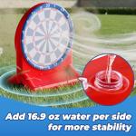 iPlay, iLearn Pool Wave Kids Fun Pool Toys, Inflatable Dart Board Water Games, Swimming Pool Floats, Beach Yard Outdoor Play, Cool Summer Party Gift for 6 7 8 9 10 12 Year Old Boy Girl Teen Adult-Red