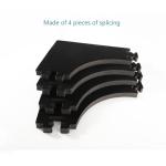 Afumazi Square Dartboard Backboard Surround, 4Pcs Spliced Dart Board Wall Protector