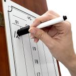 Dart Board Cabinet Set - Beveled Pine Wood Cabinet with Official Sisal Fiber Board, 6 Steel-Tipped Darts, and Dry Erase Scoreboard by Trademark Games