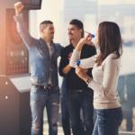 Tournament Size Bristle Dart Board with Mounting Kit