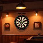Tournament Size Bristle Dart Board with Mounting Kit