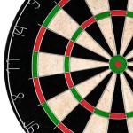 Tournament Size Bristle Dart Board with Mounting Kit