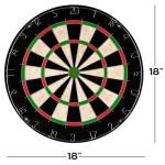 Tournament Size Bristle Dart Board with Mounting Kit