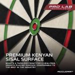 Accudart Envy Bristle Dartboard - 360° Pro-Glide Number Ring - ROTA-X Precision Alignment System - LEVELTECH Stabilizers for Perfect Alignment - Premium Kenyan Sisal