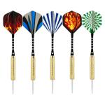 Wolftop 15-Pack 18g Steel Tip Darts Set